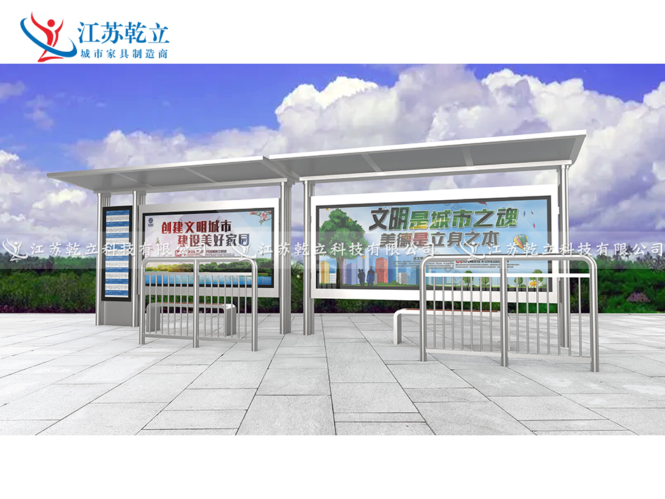 北京不锈钢候车亭第三车发货